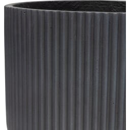 fleur ami Linea Pflanzgefäß anthrazit - Ø 37 cm, H 30 cm