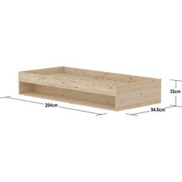 Flexa GROW Einzelbett mit Regal - 1 Stk