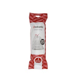 PerfectFit Bin Liners for the Bo Touch Bin - Roll Pack - 20-25L (J) - 20 Pieces