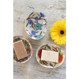 Tranquillo Summer Soap Dish - blue