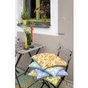 Tranquillo Blossom Charm Seat Cushion - blue