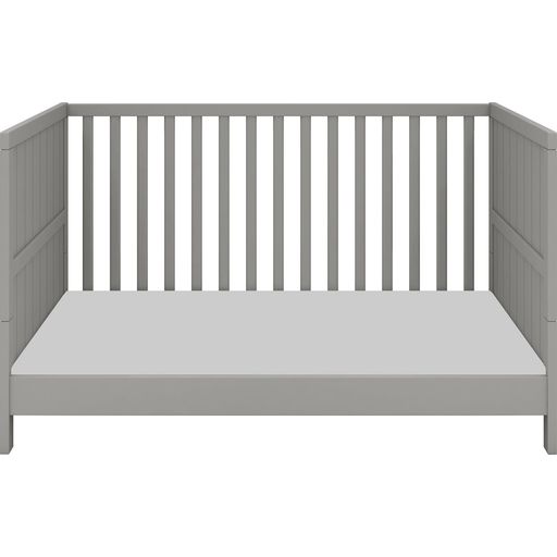 LUNA Sängsidor för Ombyggnad, grå, 140 cm - 1 st.