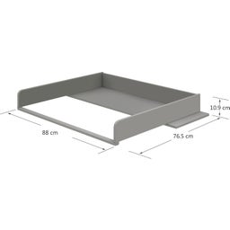 Flexa LUNA Wickelaufsatz, grau - 1 Stk