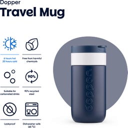 Dopper Travel Mug - 300 ml - Breaker Blue