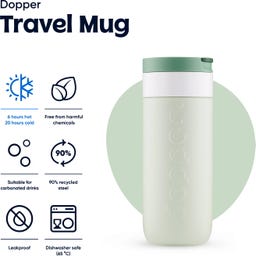 Dopper Travel Mug - 400 ml - Forest Green