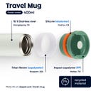 Dopper Travel Mug - 400 ml - Forest Green