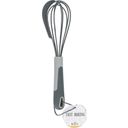 Easy Baking - Whisk with Scraper, Grey, 27 cm