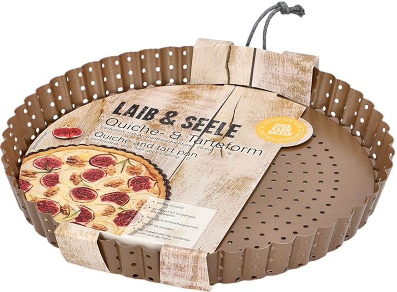 Laib & Seele Tart Pan, Perforated with Detachable Base