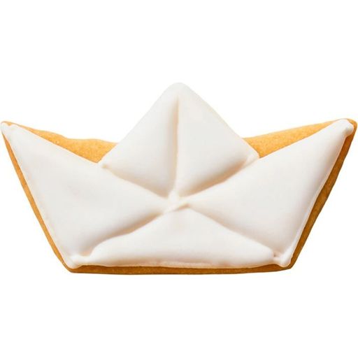 Paper Boat Cookie Cutter, Stainless Steel, 7.5 cm - 1 item