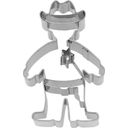 Cowboy Cookie Cutter, Stainless Steel, 8 cm - 1 item