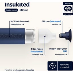 Dopper Insulated - 580 ml - Breaker Blue