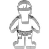 Construction Worker Cookie Cutter, Stainless Steel, 8 cm