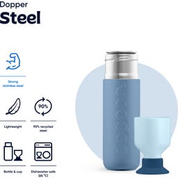 Dopper Steel - 490 ml - Coastal Blue