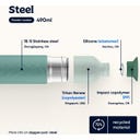 Dopper Butelka stalowa Steel – 490 ml - Canopy Green