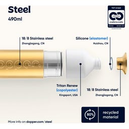 Dopper Steel - 490 ml - Gold