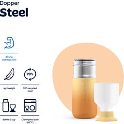 Dopper Steel - 350 ml - Sunrise Yellow