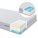 Flexa BLOOM Latex Matratze mit Baumwollbezug