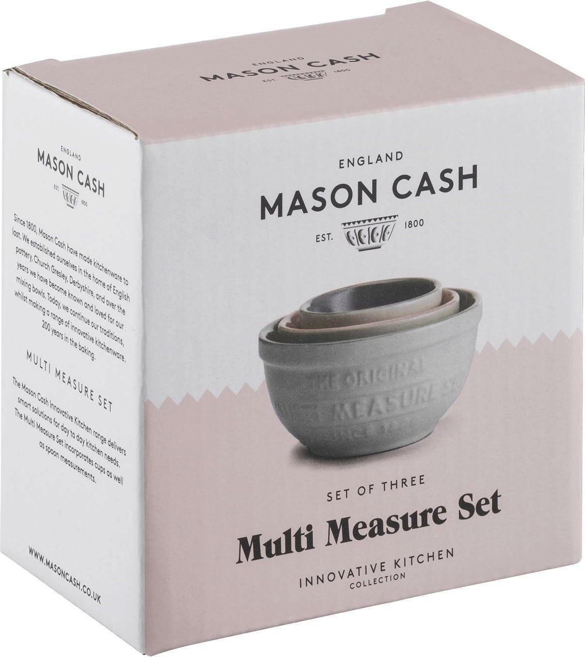 Mason Cash Set med Mätkoppar, 3 st. av Stengods - 1 st.