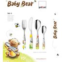 gnali & zani Children's Cutlery Set, 4 Pieces - Bears