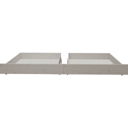 CLASSIC 2 Drawers for CLASSIC Single Bed 90x200 cm - Grey glazed