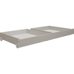 CLASSIC 2 Drawers for CLASSIC Single Bed 90x200 cm - Grey glazed