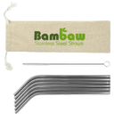 Bambaw Sugrör i rostfritt stål - Set - 1 set