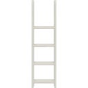 Flexa CLASSIC Leiter für Hochbett 143 cm - Weiß lasiert
