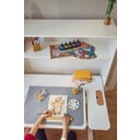 STUDY - Sous-Mains de Bureau Métal/Simili Cuir - 1 pcs