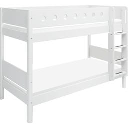 WHITE Etagenbett 154 cm mit Leiter und Absturzsicherung