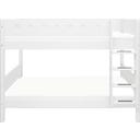 WHITE Etagenbett 154 cm mit Leiter und Absturzsicherung