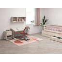 Flexa STUDY Height Adjustable Desk - White Glazed Pine / White
