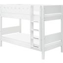 WHITE Etagenbett 154 cm mit Leiter und Absturzsicherung