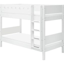 WHITE Etagenbett 154 cm mit Leiter und Absturzsicherung