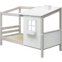 CLASSIC Single Bed with 1/2 House, 90 x 200 cm - 