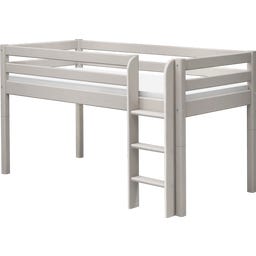 CLASSIC Mid-High Bed with Vertical Ladder, 90 x 200 cm - 