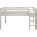 CLASSIC Mid-High Bed with Vertical Ladder, 90 x 200 cm - 