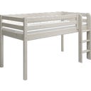CLASSIC Mid-High Bed with Vertical Ladder, 90 x 200 cm - 