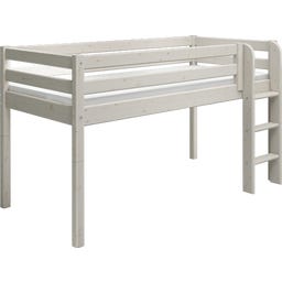 CLASSIC Mid-High Bed with Vertical Ladder, 90 x 200 cm - 