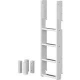 WHITE Vertical Ladder and Connecting Posts for Bunk Bed