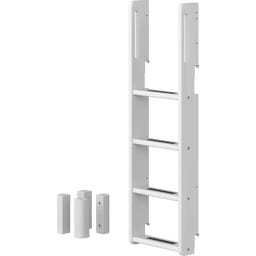 WHITE Vertical Ladder and Connecting Posts for Bunk Bed - 