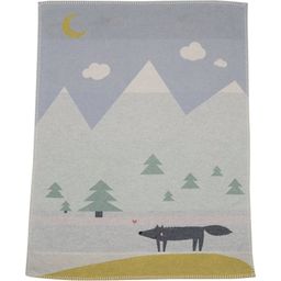 David Fussenegger LILI Children's Blanket "Wolf" with Embroidered Detail, North Sea