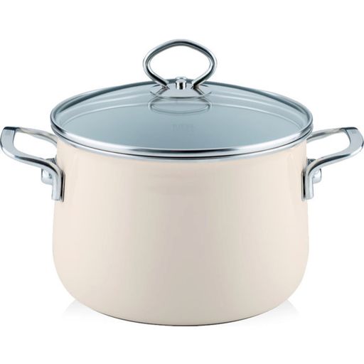Nouvelle-Avorio Top 3000 Meat Pot with Glass Lid - 1 item