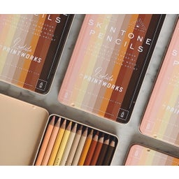 Printworks 12 Colouring Pencils - Skin Tones - 1 item