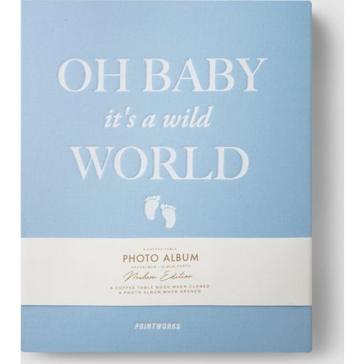 Printworks Fotoalbum - Baby it’s a Wild World (Blå) - 1 st.