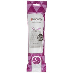 Brabantia PerfectFit - Sacchetti in Rotolo - 10-12 L (C) - 20 pz.
