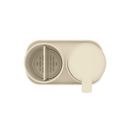Ensemble d'Accessoires pour la Salle de Bain - Soft Beige