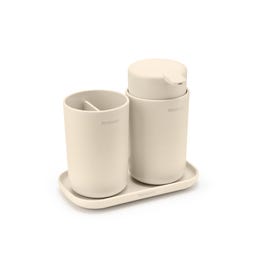 Ensemble d'Accessoires pour la Salle de Bain - Soft Beige