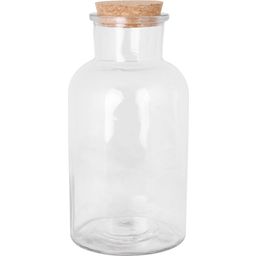 Strömshaga Glass Jar with a Cork Lid - L
