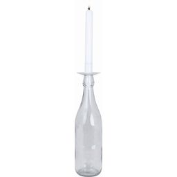 Strömshaga Candlestick for a Bottle - white