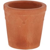 Esschert Design Terracotta Bloempot met Reli&euml;fpatroon